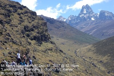 Mt Kenya Photographed By Susan Wong